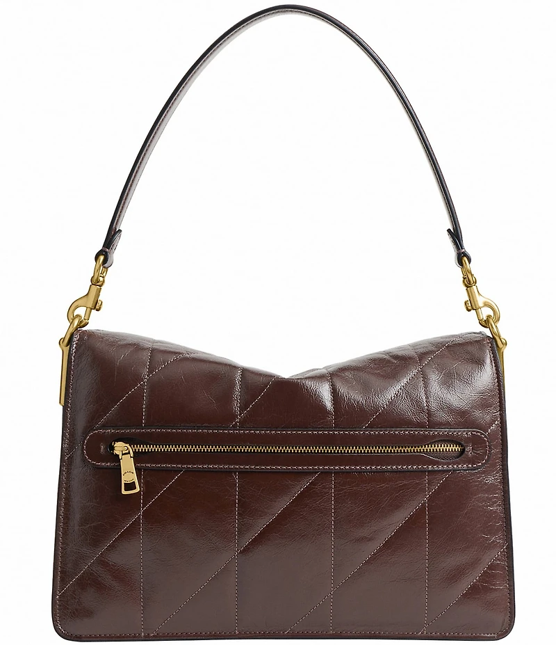 COACH Quilted Glazed Leather Tabby 30 Shoulder Bag