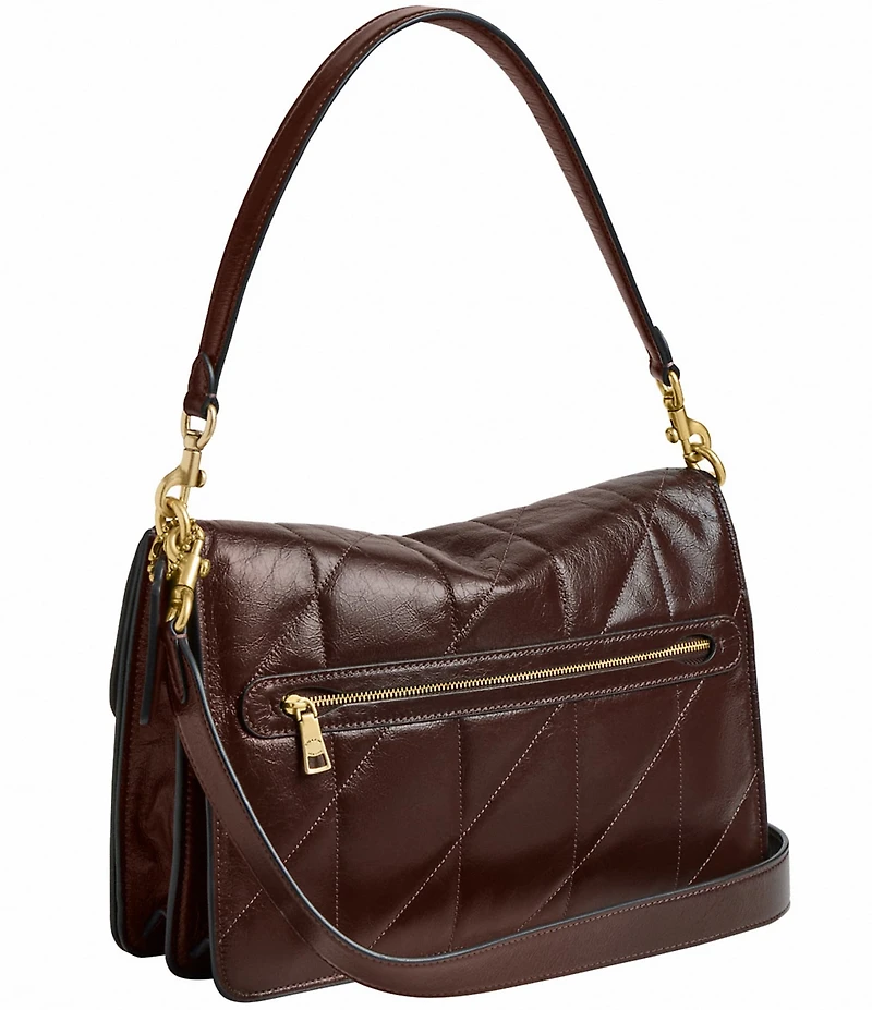 COACH Quilted Glazed Leather Tabby 30 Shoulder Bag