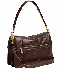 COACH Quilted Glazed Leather Tabby 30 Shoulder Bag
