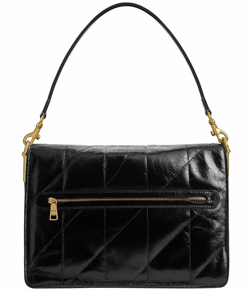 COACH Quilted Glazed Leather Tabby 30 Shoulder Bag