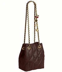 COACH Quilted Jade Quilted Drawstring Bag