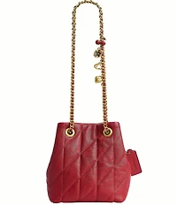 COACH Quilted Jade Quilted Drawstring Bag