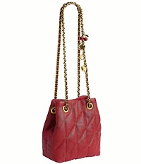 COACH Quilted Jade Quilted Drawstring Bag