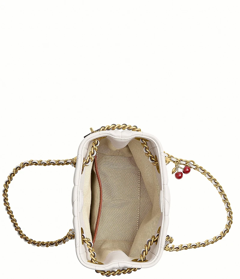 COACH Quilted Jade Quilted Drawstring Bag