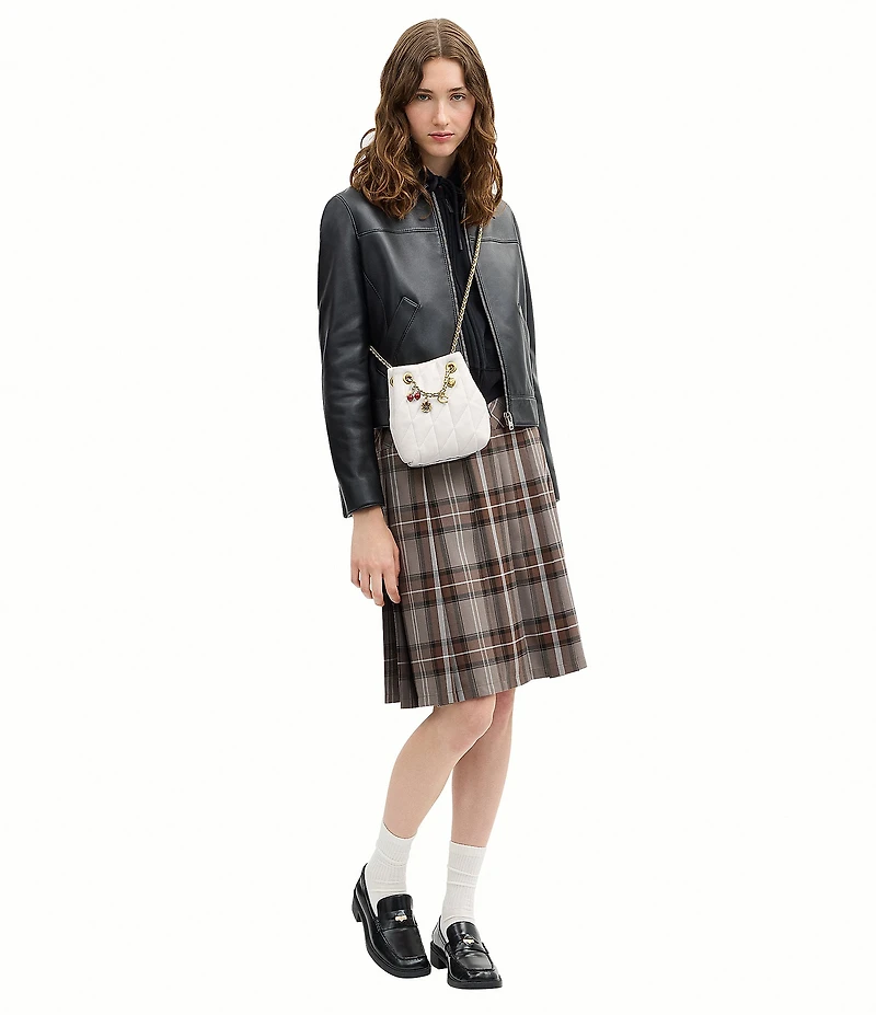 COACH Quilted Jade Quilted Drawstring Bag