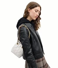 COACH Quilted Jade Quilted Drawstring Bag