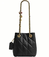 COACH Quilted Jade Quilted Drawstring Bag