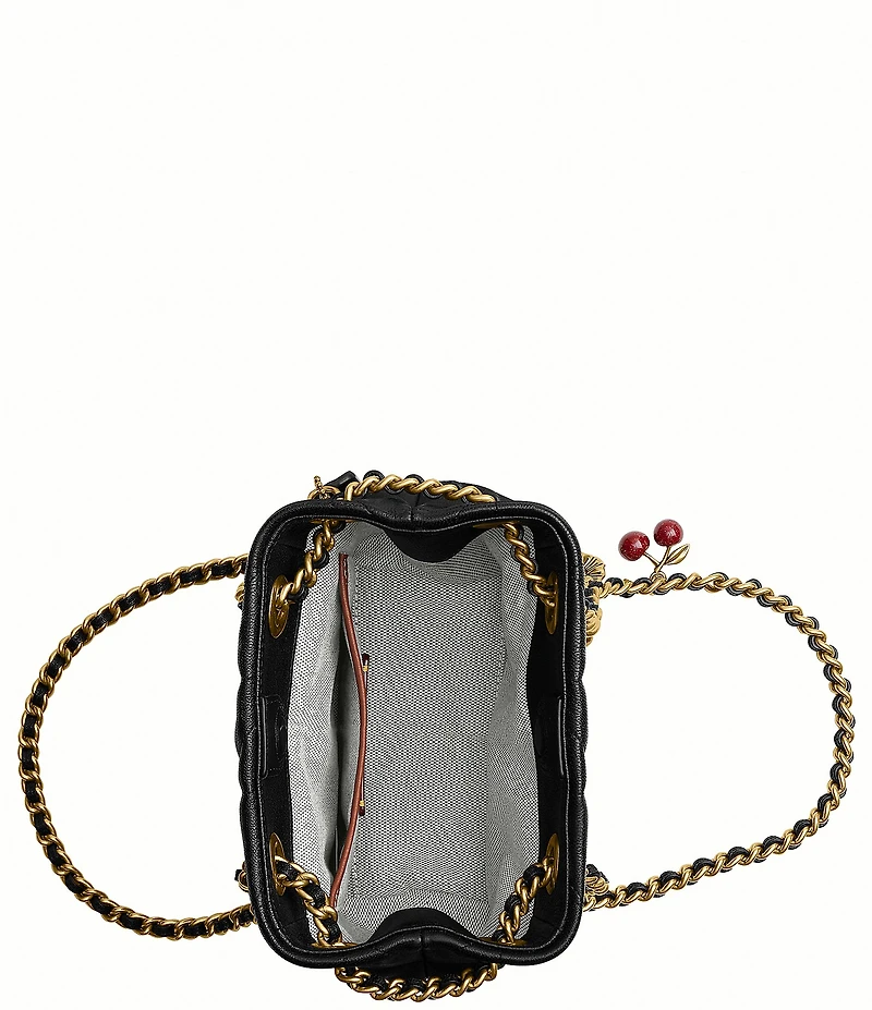 COACH Quilted Jade Quilted Drawstring Bag