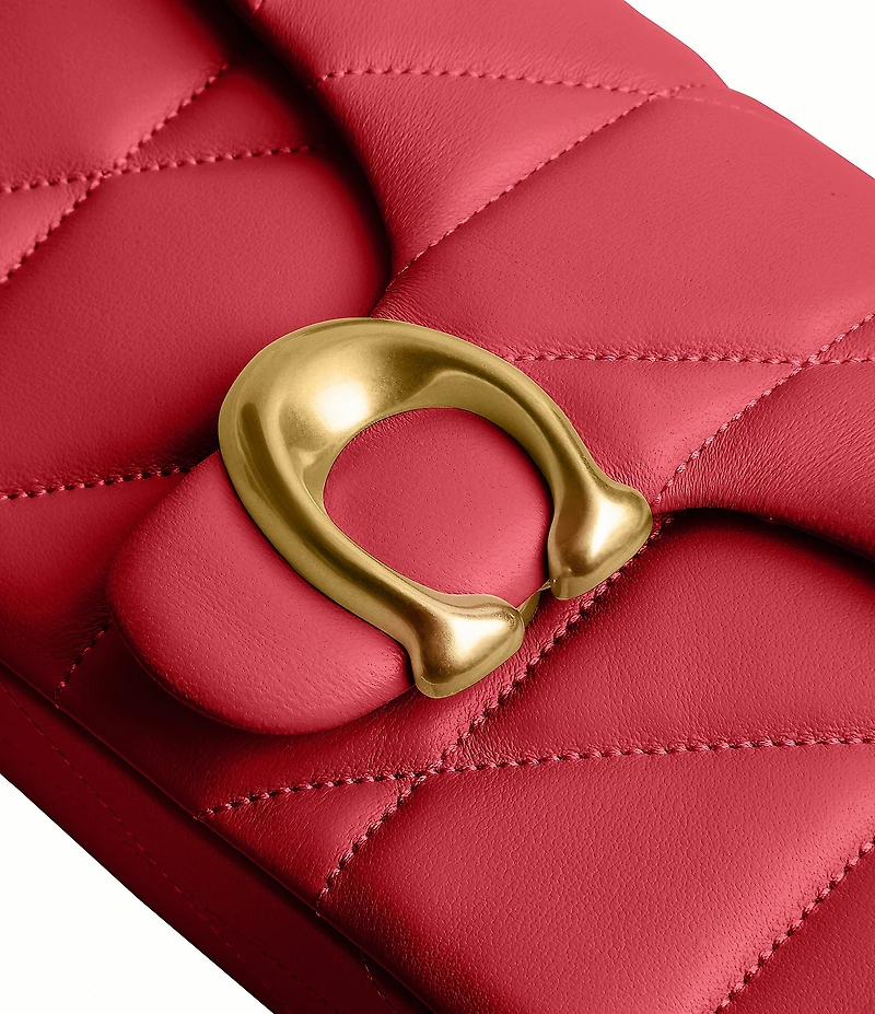 COACH Tabby 19 Quilted Leather Wristlet Crossbody Bag