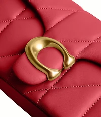 COACH Tabby 19 Quilted Leather Wristlet Crossbody Bag