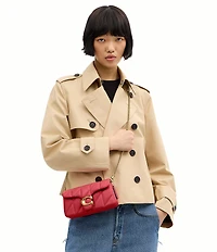 COACH Tabby 19 Quilted Leather Wristlet Crossbody Bag