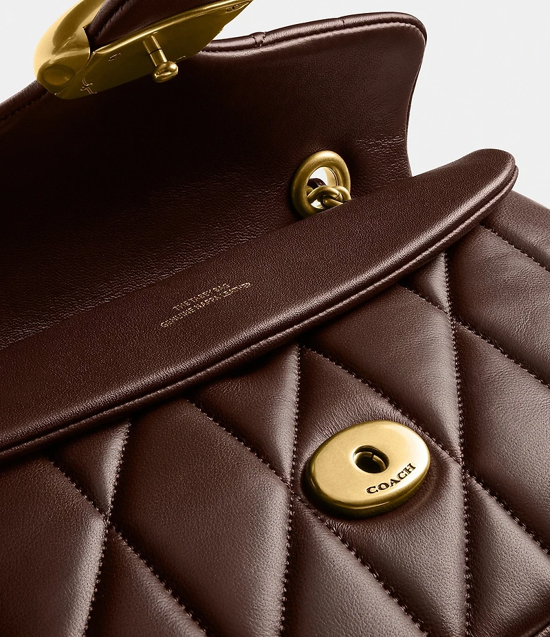 COACH Tabby 26 Quilted Leather Chain Strap Shoulder Bag