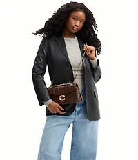 COACH Tabby Quilted Chain Shoulder Bag 26