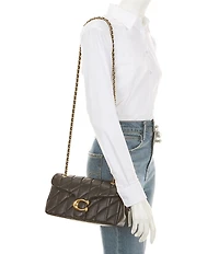 COACH Tabby 26 Quilted Leather Chain Strap Shoulder Bag