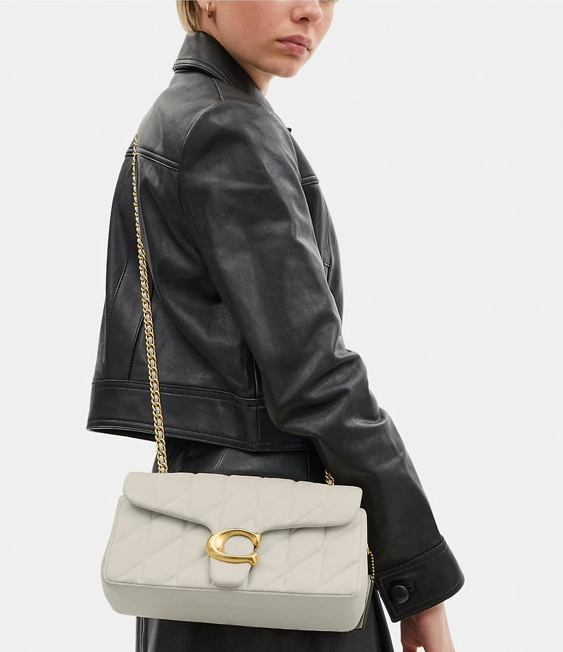 COACH Tabby 26 Quilted Leather Chain Strap Shoulder Bag
