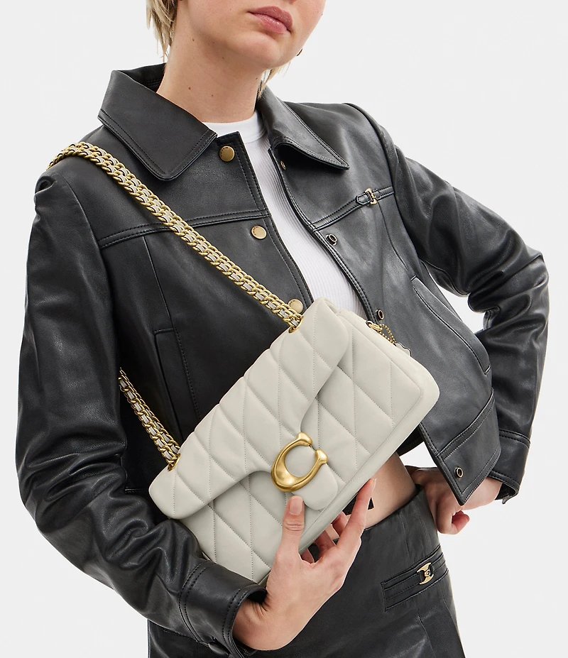 COACH Tabby 26 Quilted Leather Chain Strap Shoulder Bag