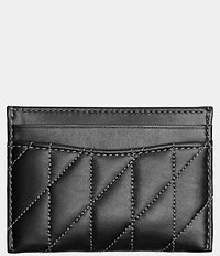 COACH Quilted Nappa Leather Card Case