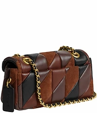COACH Quilted Patchwork Leather & Suede Tabby 20 Shoulder Bag