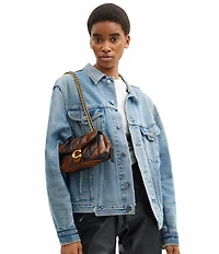 COACH Quilted Patchwork Leather & Suede Tabby 20 Shoulder Bag