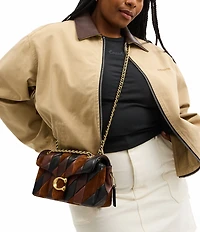 COACH Quilted Patchwork Leather & Suede Tabby 26 Convertible Shoulder Bag