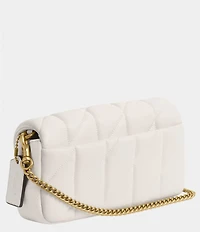 COACH Quilted Pillow Leather Gold Hardware Tabby Wristlet