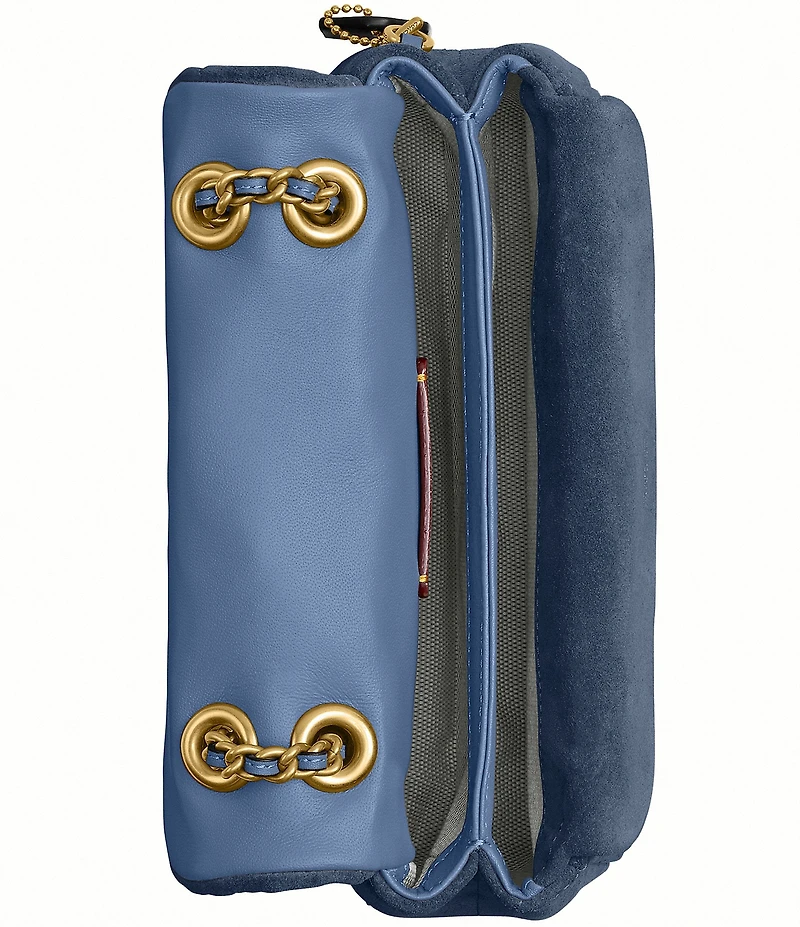 COACH Quilted Suede Tabby 20 Convertible Shoulder Bag