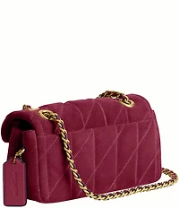 COACH Quilted Suede Tabby 20 Convertible Shoulder Bag