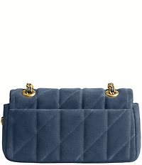 COACH Tabby 20 Quilted Suede Shoulder Bag