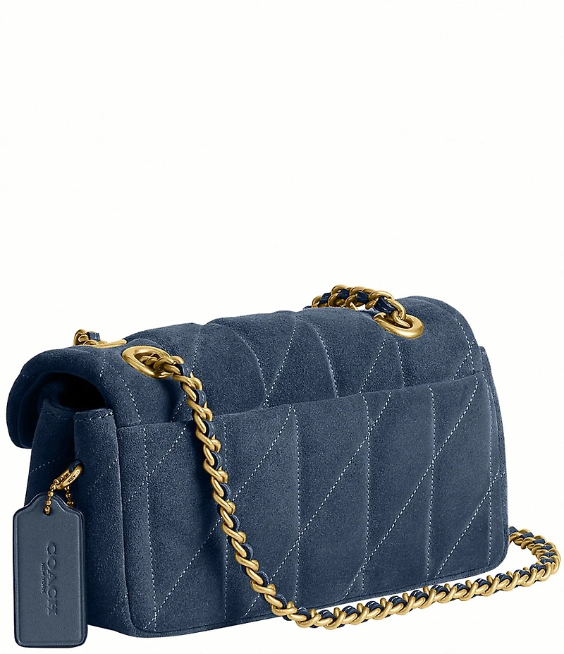 COACH Tabby 20 Quilted Suede Shoulder Bag