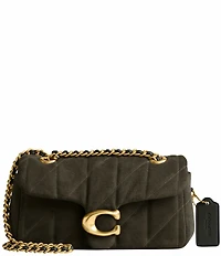 COACH Quilted Suede Tabby 20 Convertible Shoulder Bag