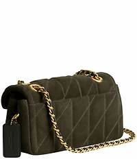 COACH Quilted Suede Tabby 20 Convertible Shoulder Bag