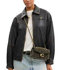 COACH Quilted Suede Tabby 20 Convertible Shoulder Bag