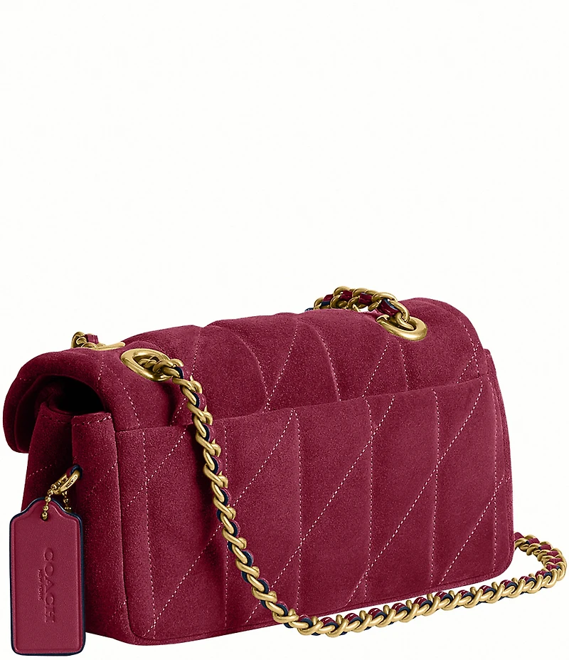 COACH Tabby 20 Quilted Suede Shoulder Bag