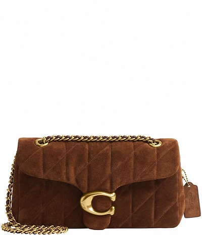 COACH Quilted Suede Tabby 26 Convertible Shoulder Bag