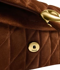 COACH Quilted Suede Tabby 26 Convertible Shoulder Bag