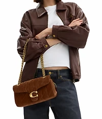 COACH Quilted Suede Tabby 26 Convertible Shoulder Bag
