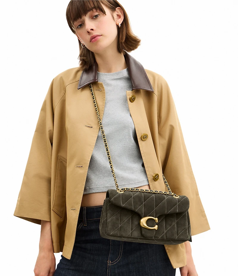 COACH Quilted Suede Tabby 26 Shoulder Bag