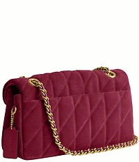 COACH Quilted Suede Tabby Shoulder Bag 26