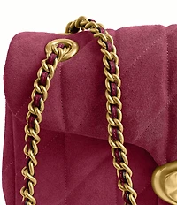 COACH Quilted Suede Tabby Shoulder Bag 26