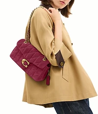 COACH Quilted Suede Tabby Shoulder Bag 26