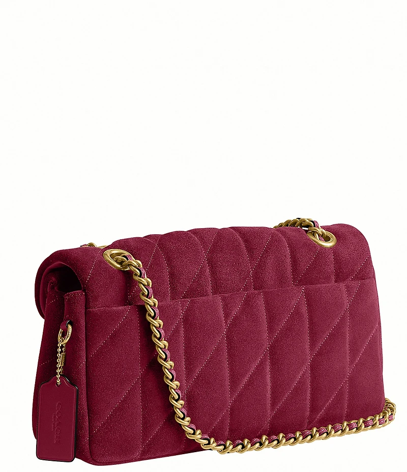 COACH Tabby 26 Quilted Suede Shoulder Bag