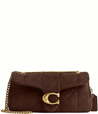 COACH Tabby 26 Quilted Suede Shoulder Bag