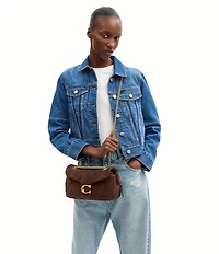 COACH Tabby 26 Quilted Suede Shoulder Bag