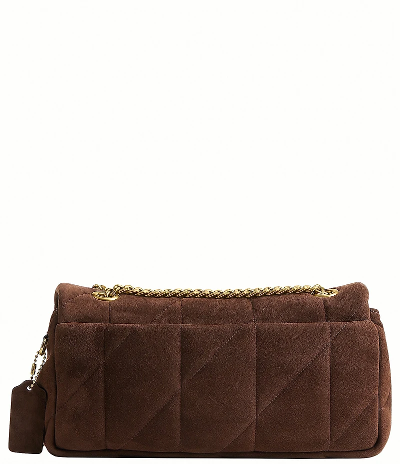 COACH Tabby 26 Quilted Suede Shoulder Bag