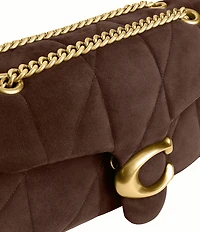 COACH Tabby 26 Quilted Suede Shoulder Bag