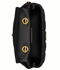 COACH Quilted Tabby Top Handle Clutch