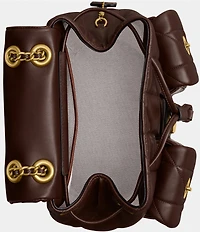 COACH Tabby Leather Pillow Quilt Backpack