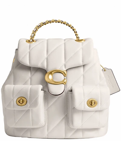 COACH Tabby Leather Pillow Quilt Backpack