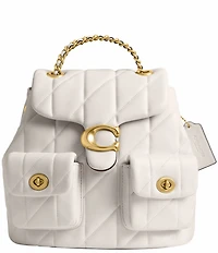 COACH Tabby Leather Pillow Quilt Backpack