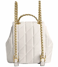 COACH Tabby Leather Pillow Quilt Backpack
